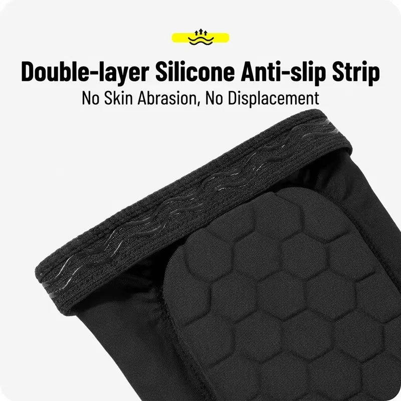 Custom WholesaleAnti-slip EVA Soccer Shin Guards Honeycomb Sponge Calf Protector Pads Football Leg Sleeves Kids Youth Men