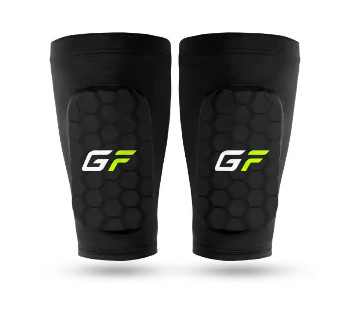 Custom WholesaleAnti-slip EVA Soccer Shin Guards Honeycomb Sponge Calf Protector Pads Football Leg Sleeves Kids Youth Men